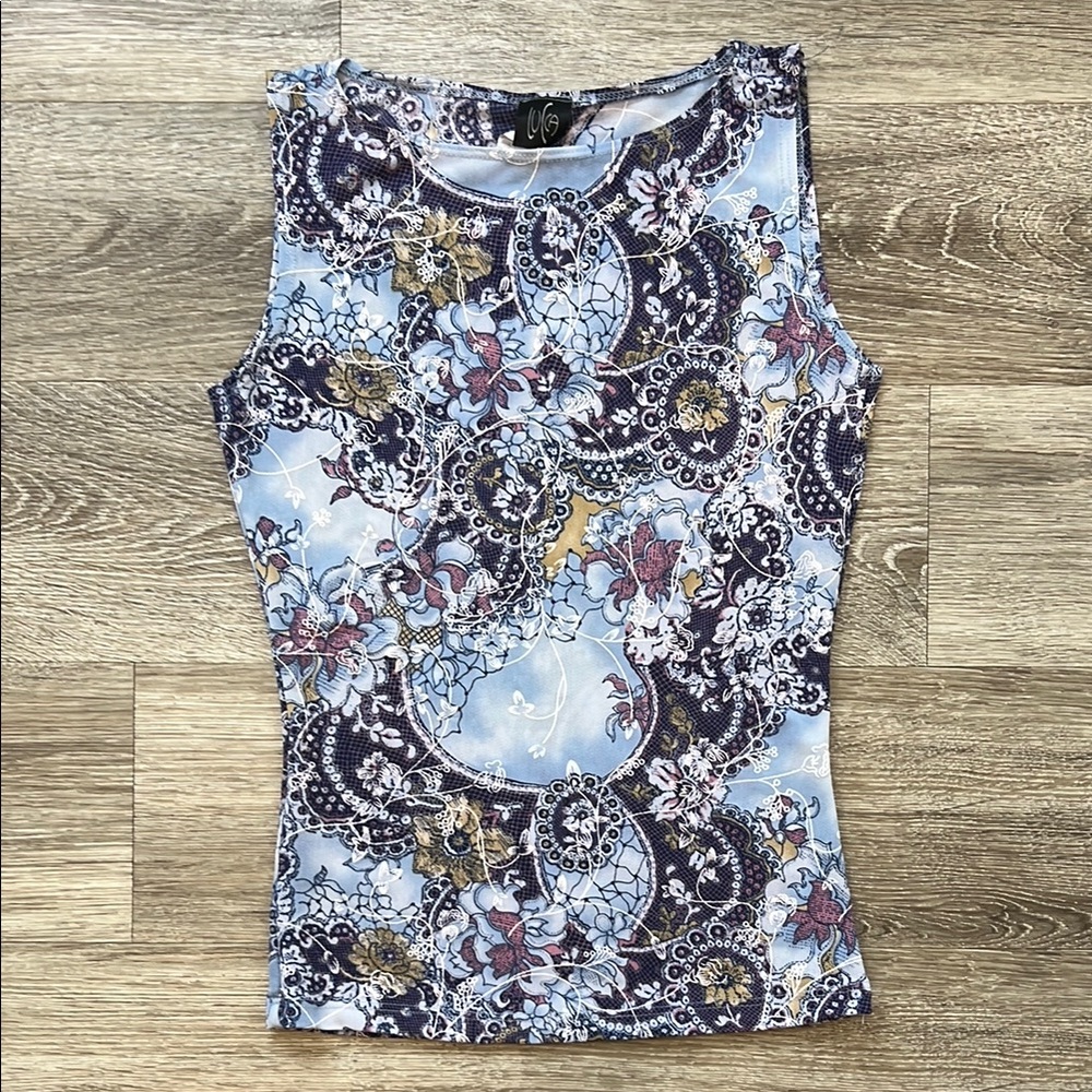 Vintage Y2KLuca Sleeveless Top (A Tiny) Medium